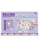 Ji and Ja Sticker Stamper with 100+ Stickers for Kids, Arts and Crafts Sticker Book for Toddlers, Creative Play Travel Toy for Toddlers Girls Boys (unicorn purple)