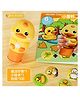 Ji and Ja Sticker Stamper with 100+ Stickers for Kids, Arts and Crafts Sticker Book for Toddlers, Creative Play Travel Toy for Toddlers Girls Boys (duck)