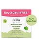 CITTA Nourishing Kids Bathing Bar For Soft Skin | Soap Free | Allergen Free- Refreshing Green Apple Fragrance | 75g - Pack of 4