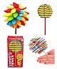 Muren Candy Flower Toy for Kids Twisting and Rotating Fidget Spinner Spiral Game- 1pcs -multicolor