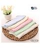 Ortis baby napkin Plain Color Square Scarf (pack of 10) (Color May Vary)