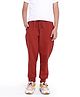 Rare Ones Solid Track Pants - Rust Orange