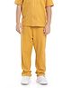 Rare Ones Cotton Textured Track Pants - Mustard