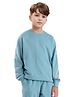 Rare Ones Full Sleeves Typography  Printed Sweatshirt - Blue