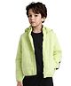Rare Ones Full Sleeves Side Taped Quilted Hooded Puffer Jacket - Flouroscent Gree