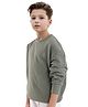 Rare Ones Full Sleeves Solid Sweatshirt - Green