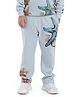 Rare Ones Star Fish Printed Track Pants - Pastel Blue