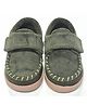 yoyo Self Design Velcro Closure Formal Shoes - Green