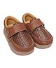 yoyo Self Designed Velcro Closure Shoes - Tan