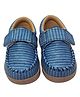 yoyo Striped Velcro Closure Shoes - Blue