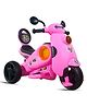 Kidsmate Mini Electric Scooty Bike for Kids | Parental Control & Cushioned Seat | 3 Wheels Battery Scooty for Kids - Pink