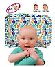 MOM CARE Mustard Seeds Pillow For New Born Baby Head Round Shaping Baby Pillow - Blue