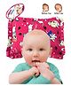 MOM CARE Mustard Seeds Pillow For NewBorn Baby Round Head Shaping Baby Pillow- Dark Pink