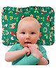 MOM CARE Mustard Seeds Pillow For NewBorn Baby Round Head Shaping Baby Pillow  -Yellow and Green