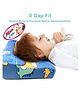 MOM CARE Memmory Foam Pillow for New Born Baby for 1-6 Years & Above - Blue