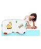 MOM CARE Memory Foam Pillow for New Born Baby Soft Head Pillow for 0 to 12 months -White