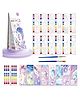 SCHOOLISH Watercolor Coloring Book, 2 in 1 Painting and Drawing Book with Paint Brush, DIY Bookmark for Kids, Magic Water Book for Kids, 20 Sheets Painting Book for Kids- PACK OF 1- COLOR MAY VARY