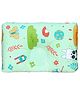 LittleBoo Premium Memory Foam Head Shaping Pillow Animal Print - Green