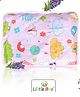 Little Boo Rai Mustard Seed Head Shaping Pillow for Newborn Baby Neck Support - Pink