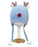 Little Surprise Box Woollen Blend Deer Designed Cap - Blue