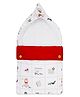 haus & kinderCotton Carrier Nest cum Sleeping Bag, Scarlet on Adventure ( Newborn - 6 Months)