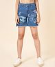 Coolsters by Pantaloons Take It Easy Text Printed Shorts - Blue