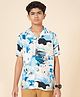 Coolsters by Pantaloons Rayon Half Sleeves Beach Theme & Building Printed Shirt - Multi Colour