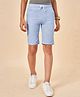Coolsters by Pantaloons Cotton Textured Shorts - Light Blue