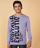 Coolsters by Pantaloons Full Sleeves Typography Designed Sweater - Lilac