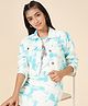 Coolsters by Pantaloons Cotton Full Sleeves Tie Dye Jacket - White