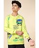 Coolsters by Pantaloons Full Sleeves Typography Printed Sweatshirt - Lime