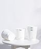 Ugaoo Krish Self-Watering White Pots- Set of 5 (4 inch)