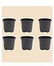 Ugaoo Garden Plastic Pots for Indoor Plants (8 inch, Set of 6)