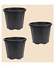 Ugaoo Garden Plastic Pots for Indoor Plants (24 inch, Set of 3)