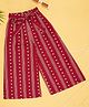 Akkriti by Pantaloons Cotton Flax Hearts Printed Palazzo - Red