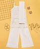 Akkriti by Pantaloons Chiffon Sleeveless Sequins & Lace Embellished Kurta & Palazzo With Dupatta Set - White
