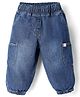 Little Kangaroos Denim Full Length Jeans -Navy Blue