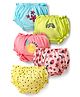 Doodle Poodle 100% Cotton Single Jersey Knit Bloomers With Polka Dots & Floral Print Pack Of 5 - Multicolour