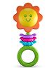 Cradle Sunflower Rattle - Yellow