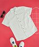 Indus Route by Pantaloons Cotton Half Sleeves Abstract Motifs Printed Shirt - Off White
