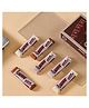 Elecart Chocolate Bar Erasers  Realistic Chocolate Shaped, Smudge-Free & Non-Toxic Erasers, Fun & Durable Stationery for Kids, School Supplies, Birthday Return Gifts & Party Favors (Pack of 6)