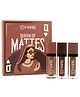 Mars Cosmetics Queen of Mattes Liquid Lipsticks Box Set of 3 (13.5 ml) (BROWNS)