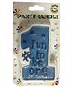 Funcart Fun To Be One Candle - Blue 