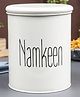 VONCASA Namkeen Jar With Lid - (Off White, 1700 ml)