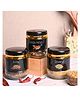 VONCASA 3-Piece Spice Jar Set 360ml