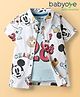 Babyoye Disney Single Jersey Half Sleeves Shirts & Sleeveless T-Shirt With Mickey Mouse Graphics - Multicolour