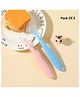 Baby Miniature Baby Love Soft Tip SiliconeGel Spoon -Pack of 2-Color May Vary