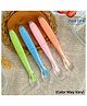 Baby Miniature Baby Love Soft Tip SiliconeGel Spoon -Pack of 4-Color May Vary