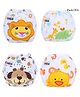 Baby Miniature Reusable Cloth Diapers Multi Print Pack of 6 -  Multicolor