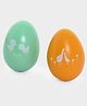 Mi Arcus Woodeen Shaker Egg Toy Pack of 2 -Multicolor